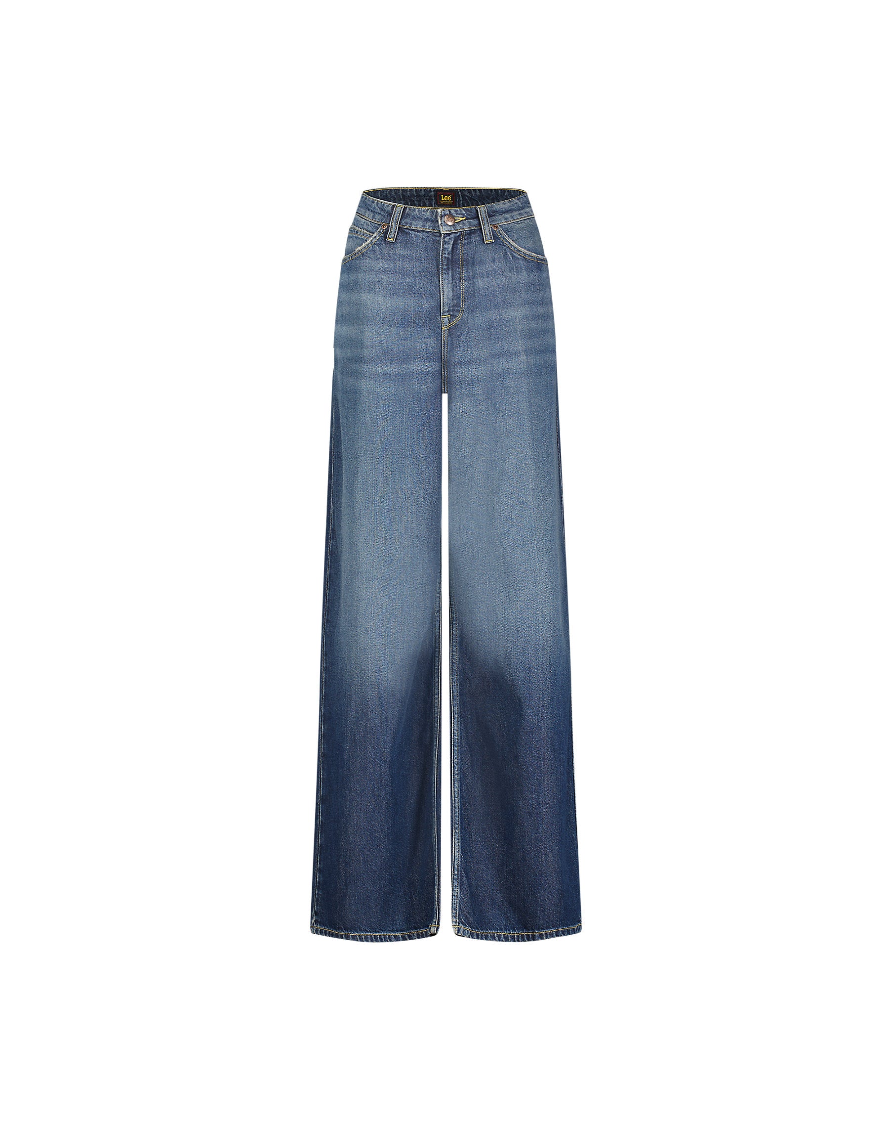 Damskie Spodnie Jeansowe Dzwony Lee Stella A Line Shared Interest 112355241 L31S016276