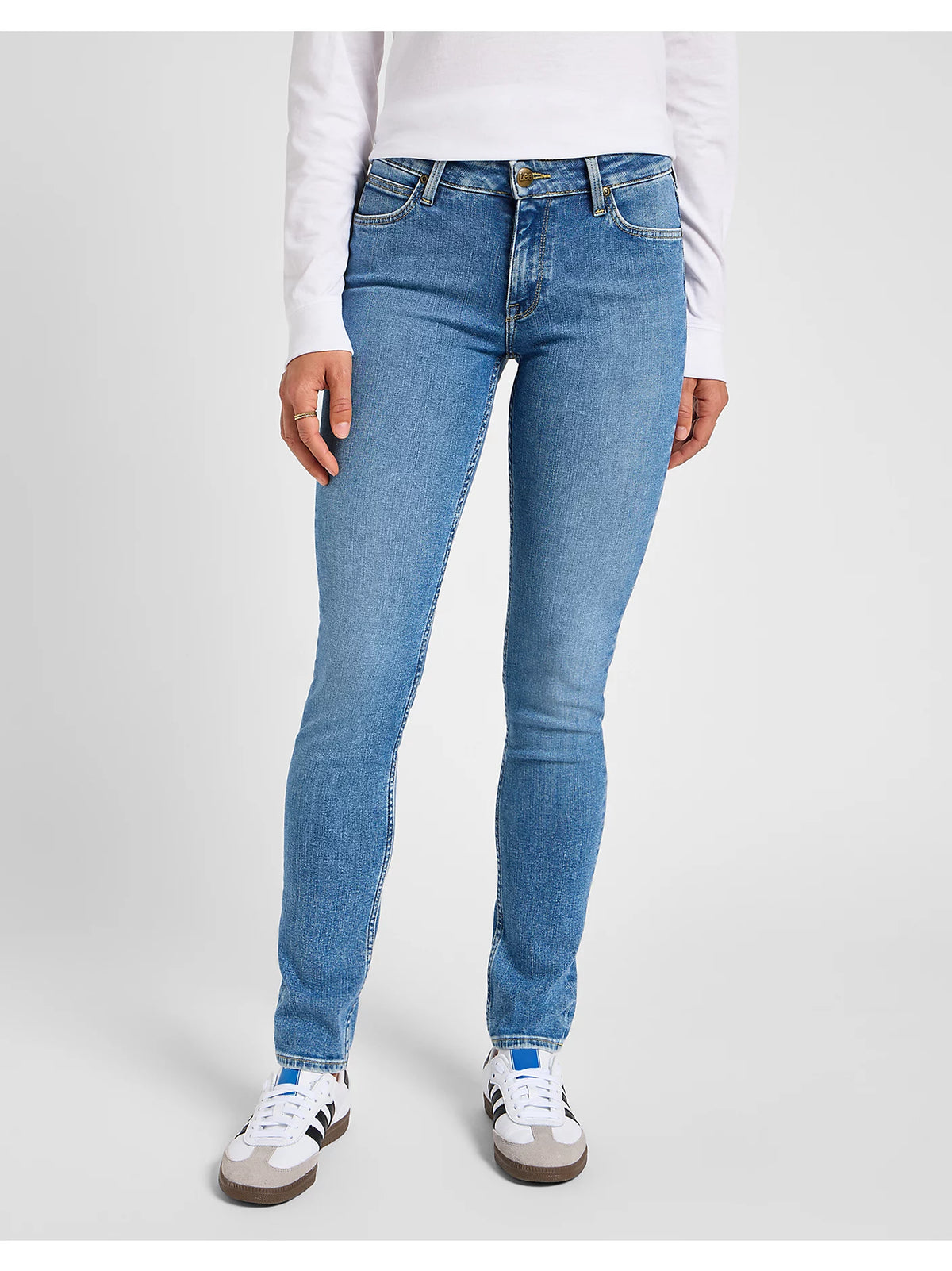 Lee Damskie Spodnie Jeansowe Elly Holding Back 112355239 L305016270