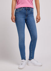 Damskie Spodnie Jeansowe Lee Foreverfit Indigo Springs 112348936 L32S007972