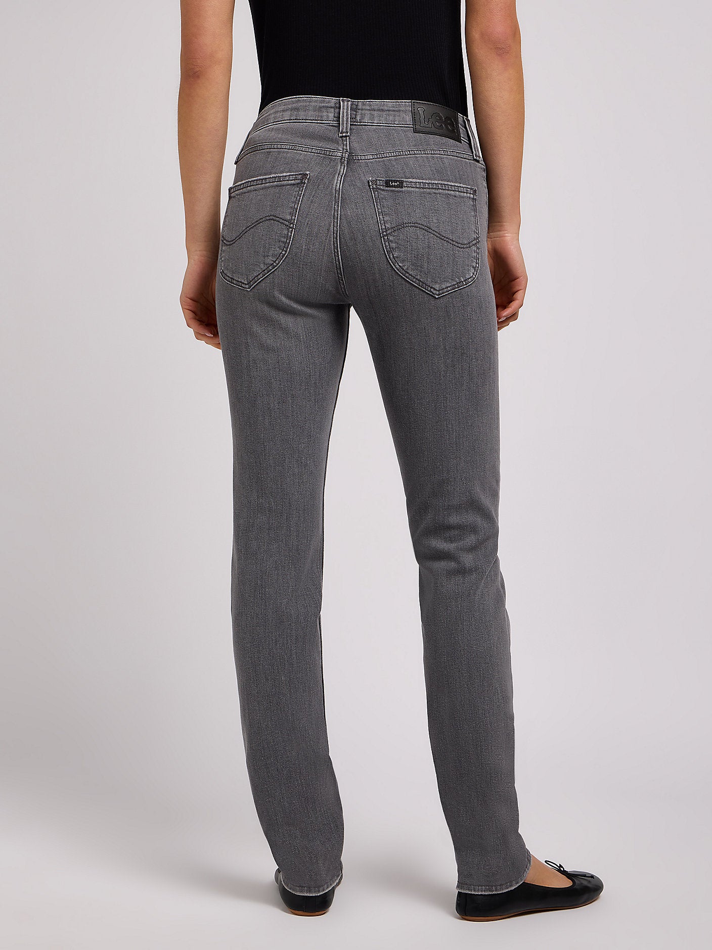 LEE DAMSKIE SPODNIE JEANSOWE LEE ELLY ASH STONE 112349598
