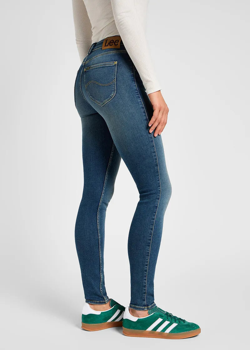 Damskie Spodnie Jeansowe Lee ForeverFit Indigo Tea 112355539