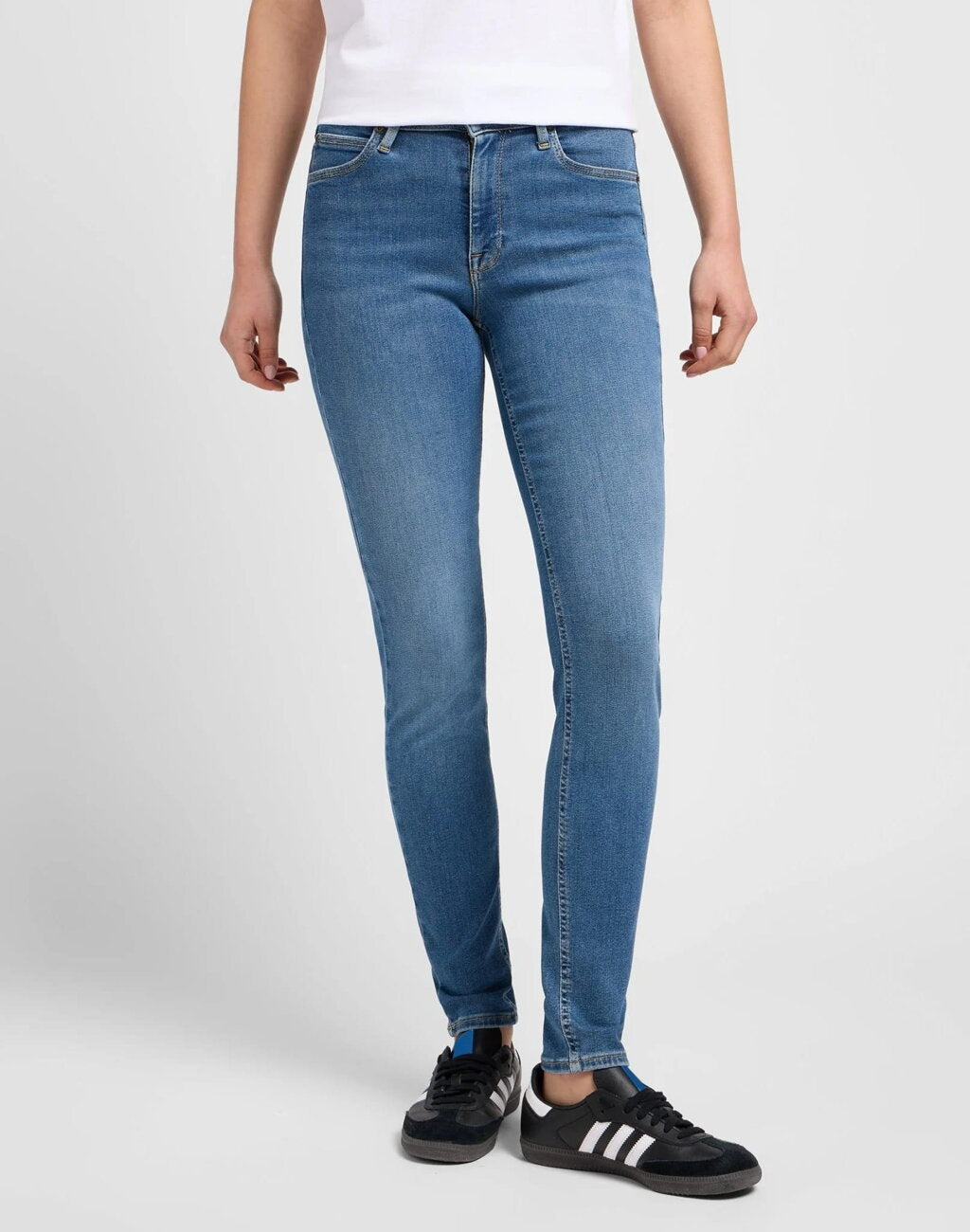 Damskie Spodnie Jeansowe Lee ForeverFit Meteoric L32SOVD43 112338351