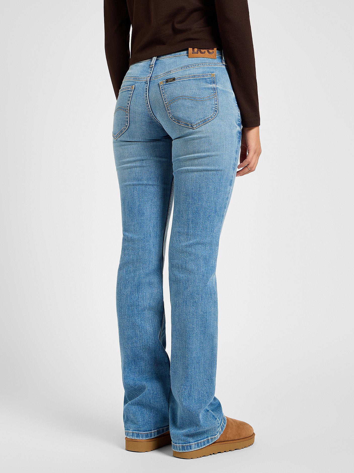 Damskie Spodnie Jeansowe Lee Jessica Rising Sign 112355540