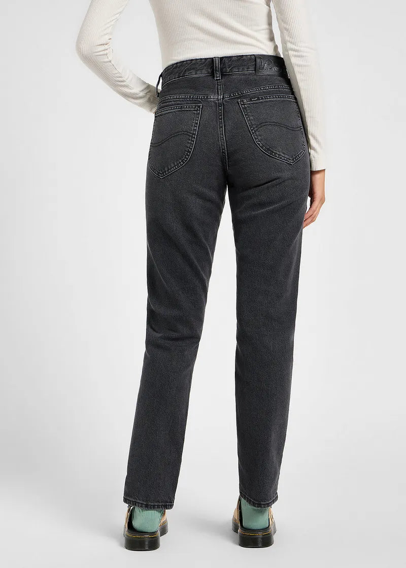 LEE DAMSKIE SPODNIE JEANSOWE LEE RIDER JEANS REFINED BLACK 112341336