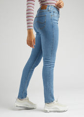 Damskie Spodnie Jeansowe Lee Scarlett High Just a Breese L626FAB38 112328321