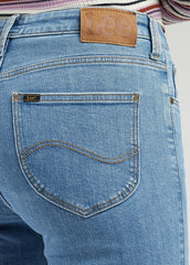 Damskie Spodnie Jeansowe Lee Scarlett High Just a Breese L626FAB38 112328321