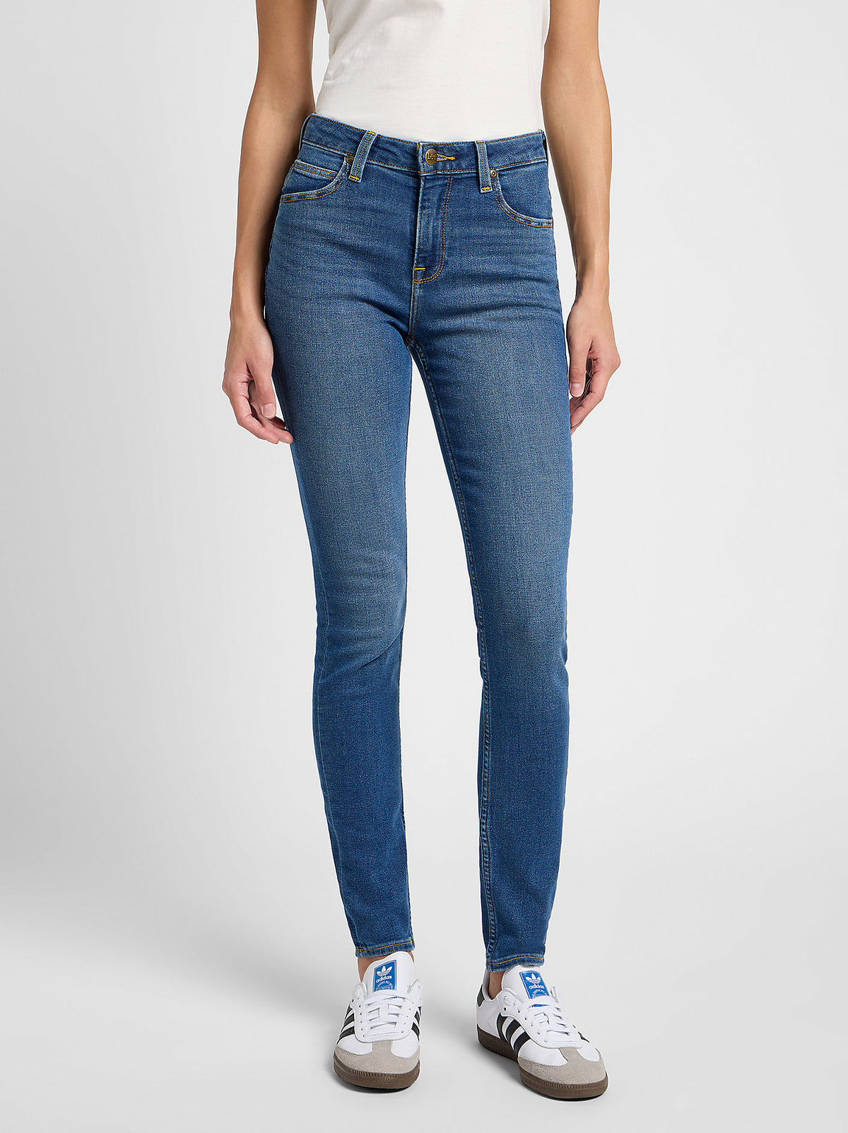 LEE DAMSKIE SPODNIE JEANSOWE LEE SCARLETT HIGH MID MARTHA 112360026