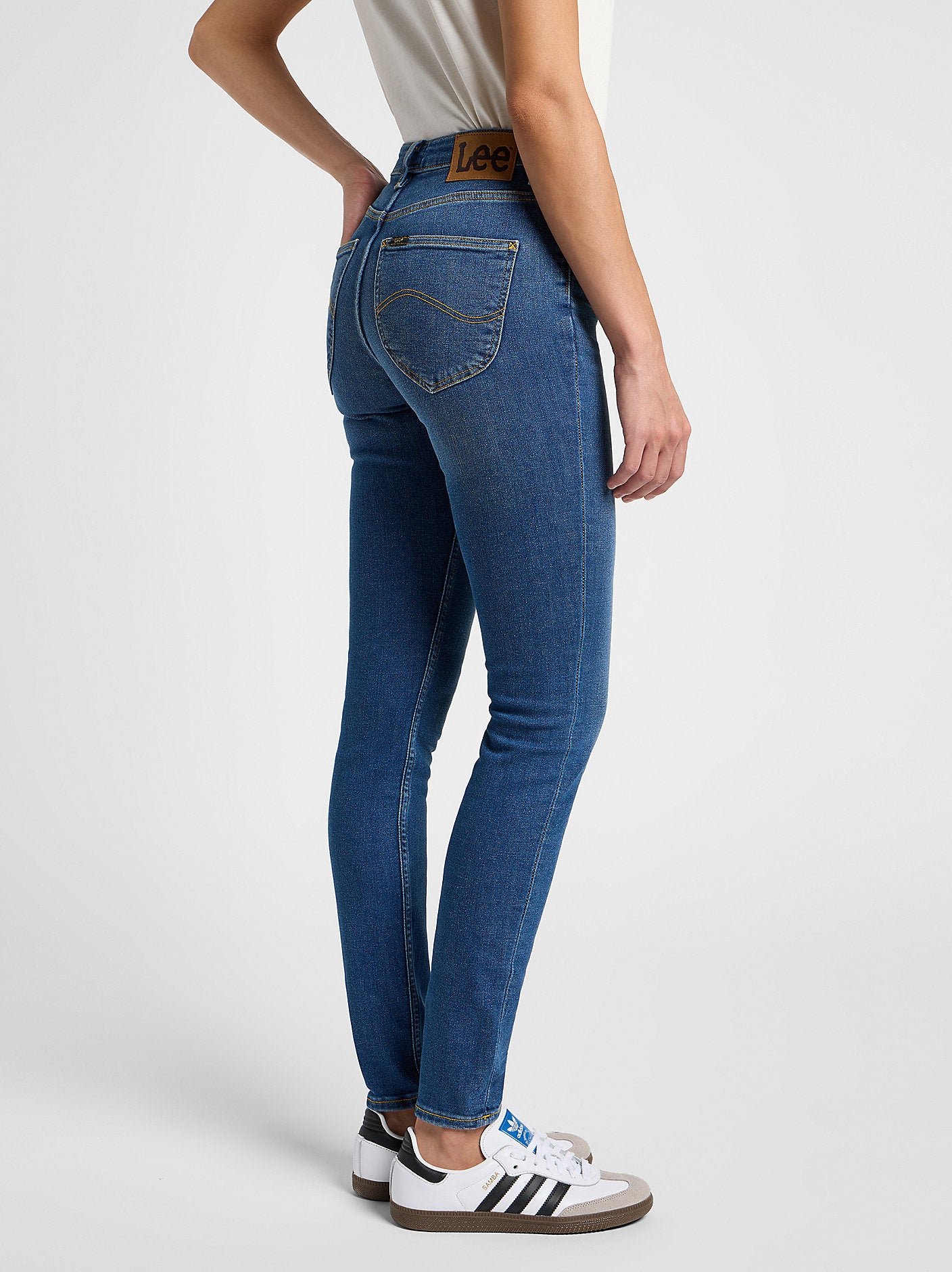 LEE DAMSKIE SPODNIE JEANSOWE LEE SCARLETT HIGH MID MARTHA 112360026