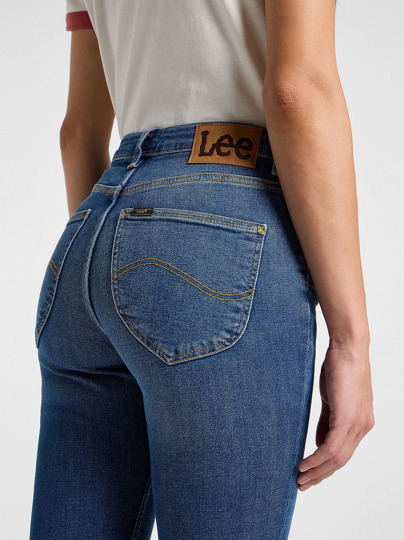 LEE DAMSKIE SPODNIE JEANSOWE LEE SCARLETT HIGH MID MARTHA 112360026