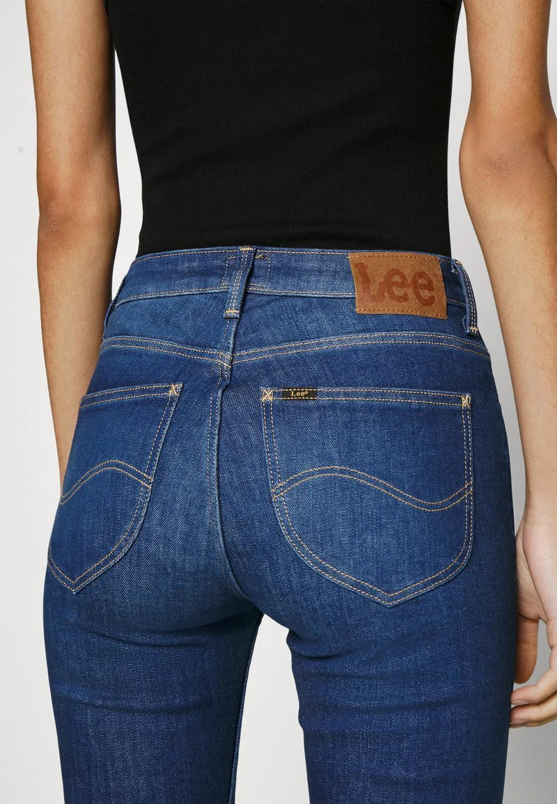 Damskie Spodnie Jeansowe Lee Scarlett High Night Sky L626GUD38 112338320