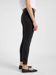 LEE DAMSKIE SPODNIE JEANSOWE LEE SCARLETT HIGH ZIP TRUE TO BLACK 112365074
