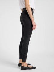 LEE DAMSKIE SPODNIE JEANSOWE LEE SCARLETT HIGH ZIP TRUE TO BLACK 112365074