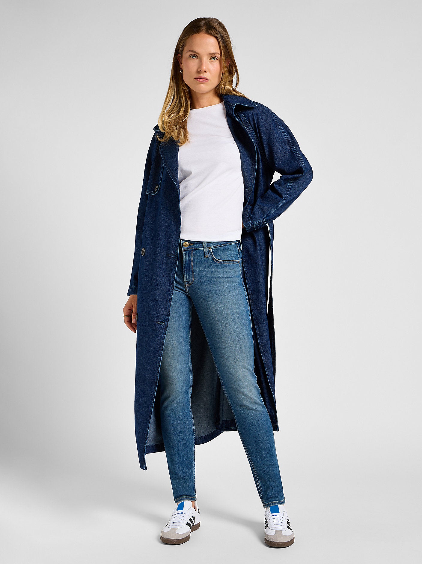 LEE DAMSKIE SPODNIE JEANSOWE LEE SCARLETT MID DUST 112355242