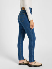 Damskie Spodnie Jeansowe Lee ULC Skinny Blue Format 112357956