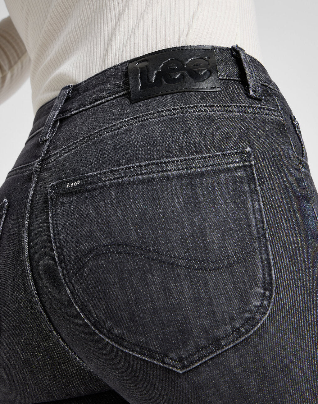 Damskie Spodnie Jeansowe Lee Scarlett High Zip Last Strike 112355551 L31B016342
