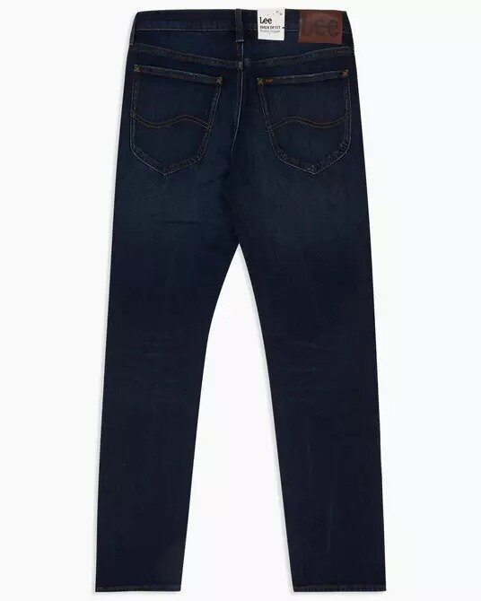 Lee Daren Zip Fly Męskie Spodnie Jeansowe Dark Pool L707DHAN 112331016