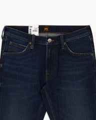 Lee Daren Zip Fly Męskie Spodnie Jeansowe Dark Pool L707DHAN 112331016