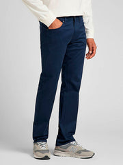 Lee Daren Zip Fly Męskie Spodnie Jeansowe Black Iris L707AW11 112321588