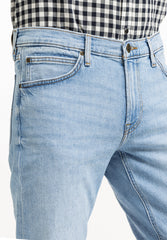 Lee Daren Zip Fly Męskie Spodnie Jeansowe Blue Sky Light L707ICC25 112331697