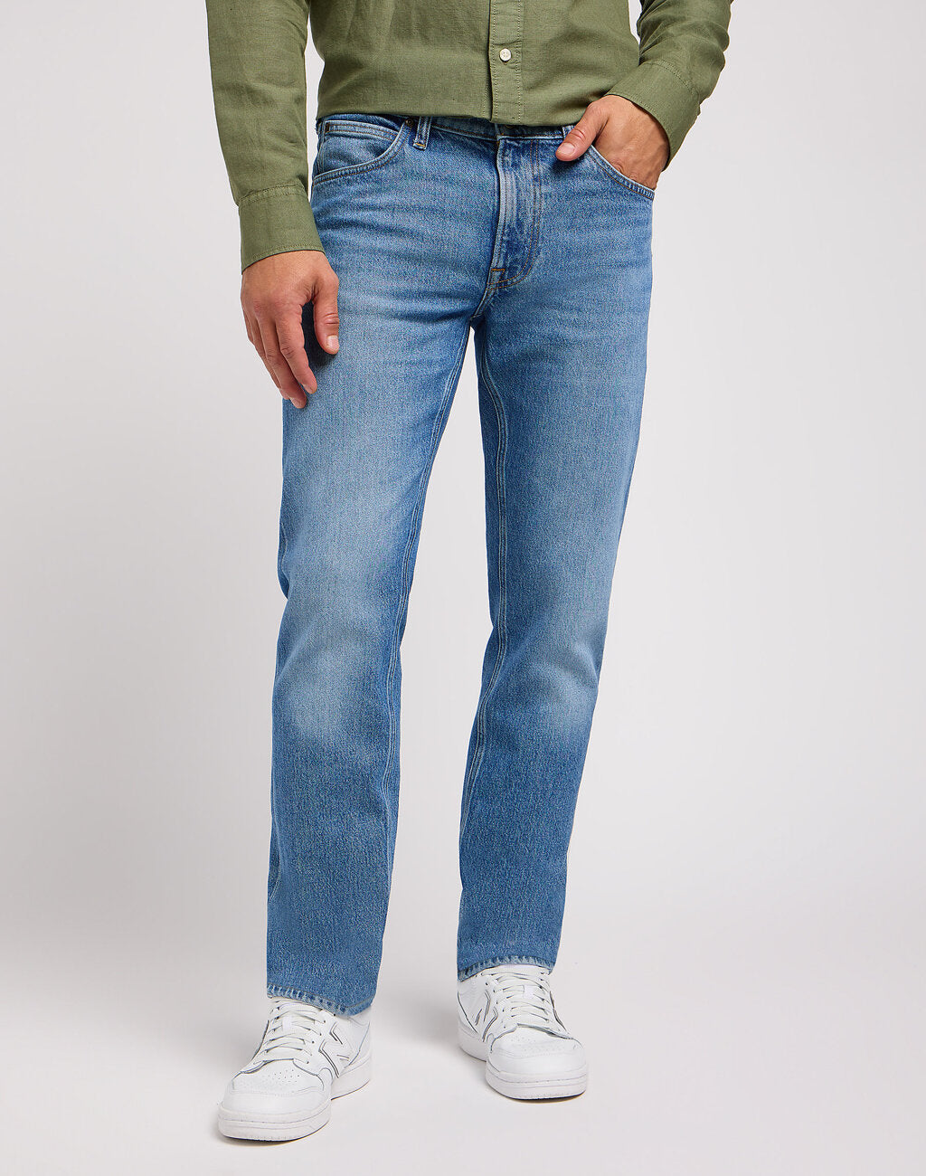 Lee Daren Zip Fly Męskie Spodnie Jeansowe Jeansy Dżinsy Chill Out  112349214 L707016067