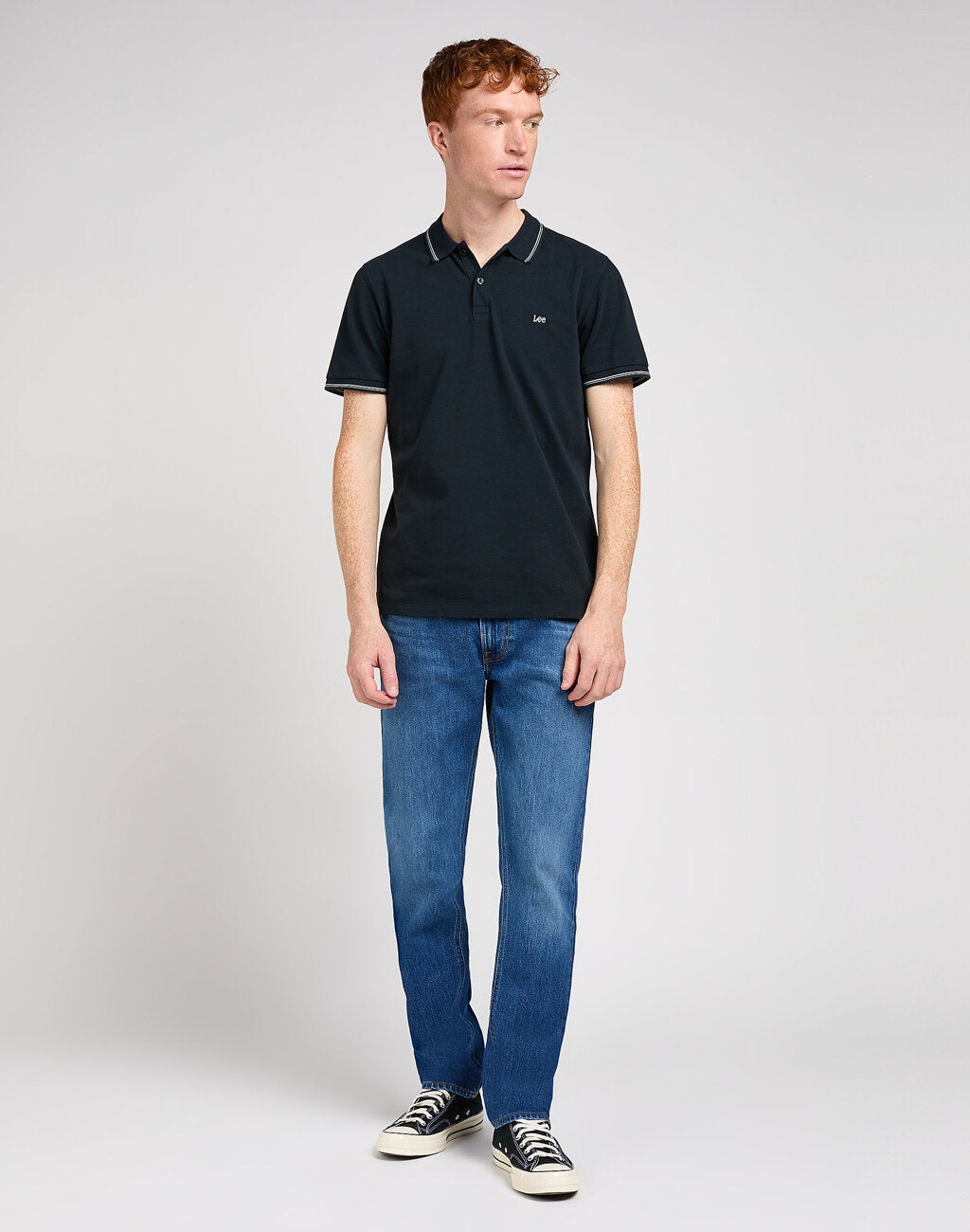 Lee Daren Zip Fly Męskie Spodnie Jeansowe Jeansy Dżinsy Dark Skye 112350159 L707016189
