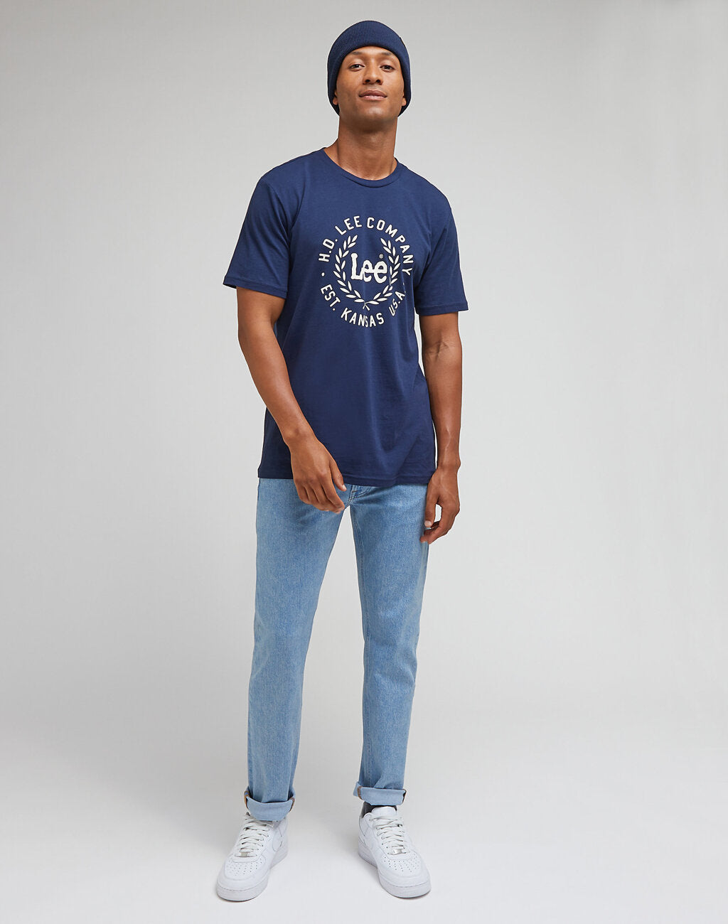 Męskie Spodnie Jeansowe Lee Daren Zip Fly Electric Dreams 112342274 L707015728