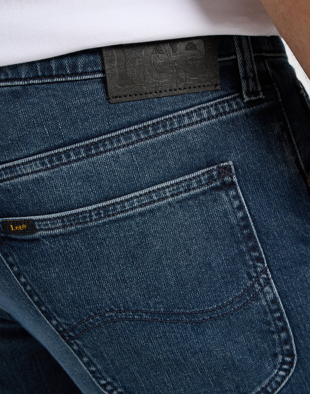 Lee Męskie Spodnie Jeansowe Daren Zip Fly Holland Blue 112355807 L707008586