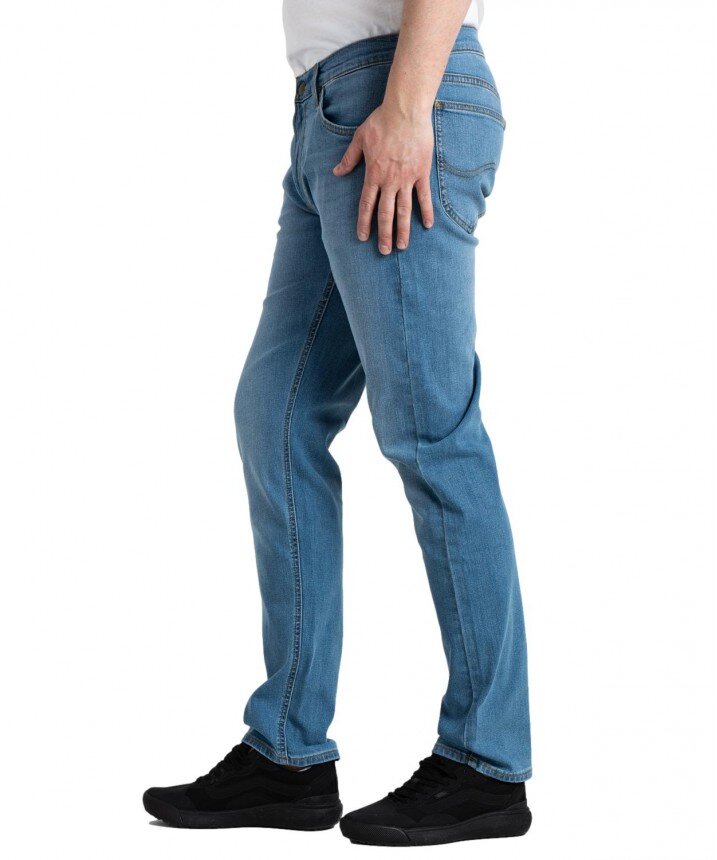 Lee Daren Zip Fly Męskie Spodnie Jeansowe Fresh Mid Worn In L707SQC50 112328807
