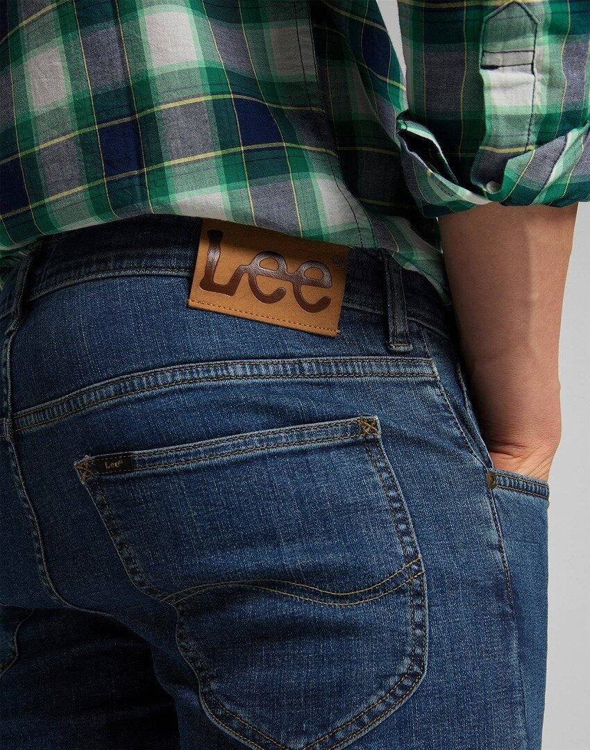 LEE DAREN ZIP FLY MĘSKIE SPODNIE JEANSOWE JEANSY USED AQUIN L707NLWL 112118300