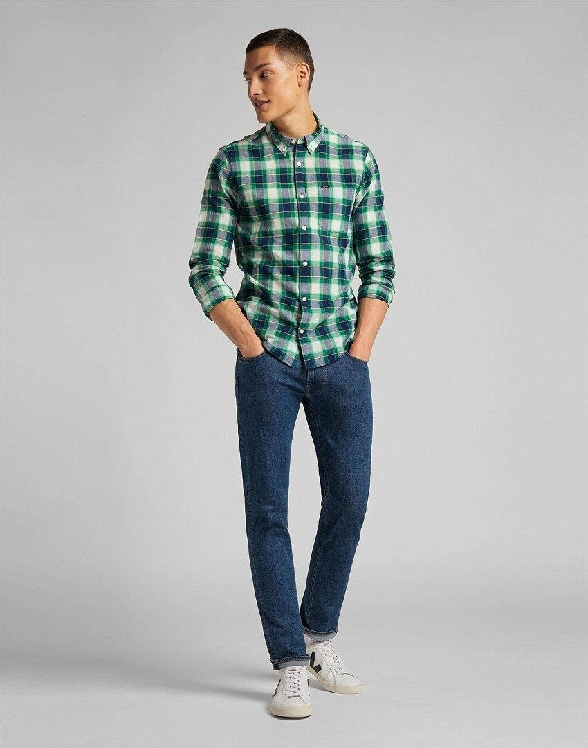 LEE DAREN ZIP FLY MĘSKIE SPODNIE JEANSOWE JEANSY USED AQUIN L707NLWL 112118300