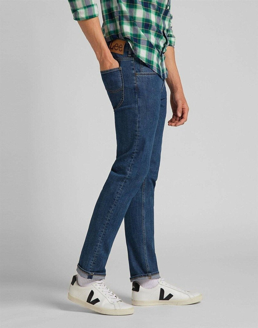 LEE DAREN ZIP FLY MĘSKIE SPODNIE JEANSOWE JEANSY USED AQUIN L707NLWL 112118300