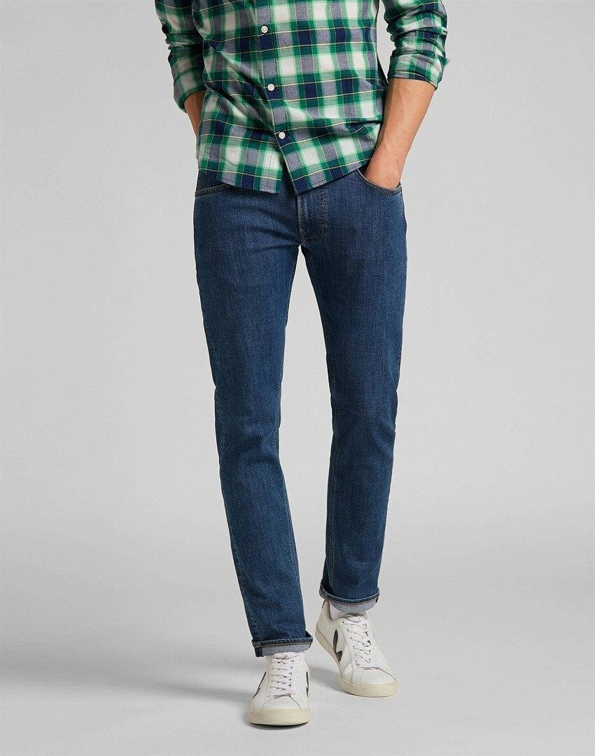 LEE DAREN ZIP FLY MĘSKIE SPODNIE JEANSOWE JEANSY USED AQUIN L707NLWL 112118300
