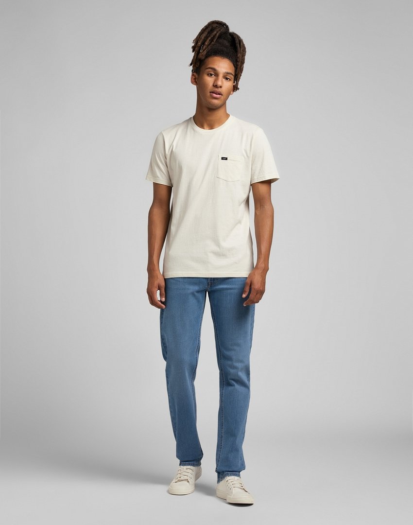 LEE DAREN ZIP FLY MĘSKIE SPODNIE JEANSOWE LIGHT WORN L707SQBH 112319362