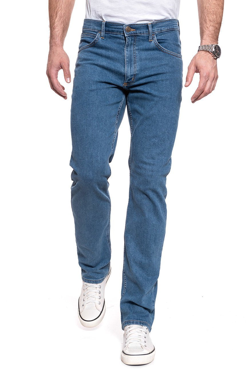 LEE DAREN ZIP FLY MĘSKIE SPODNIE JEANSOWE MID STONE L707SQ44 112142543