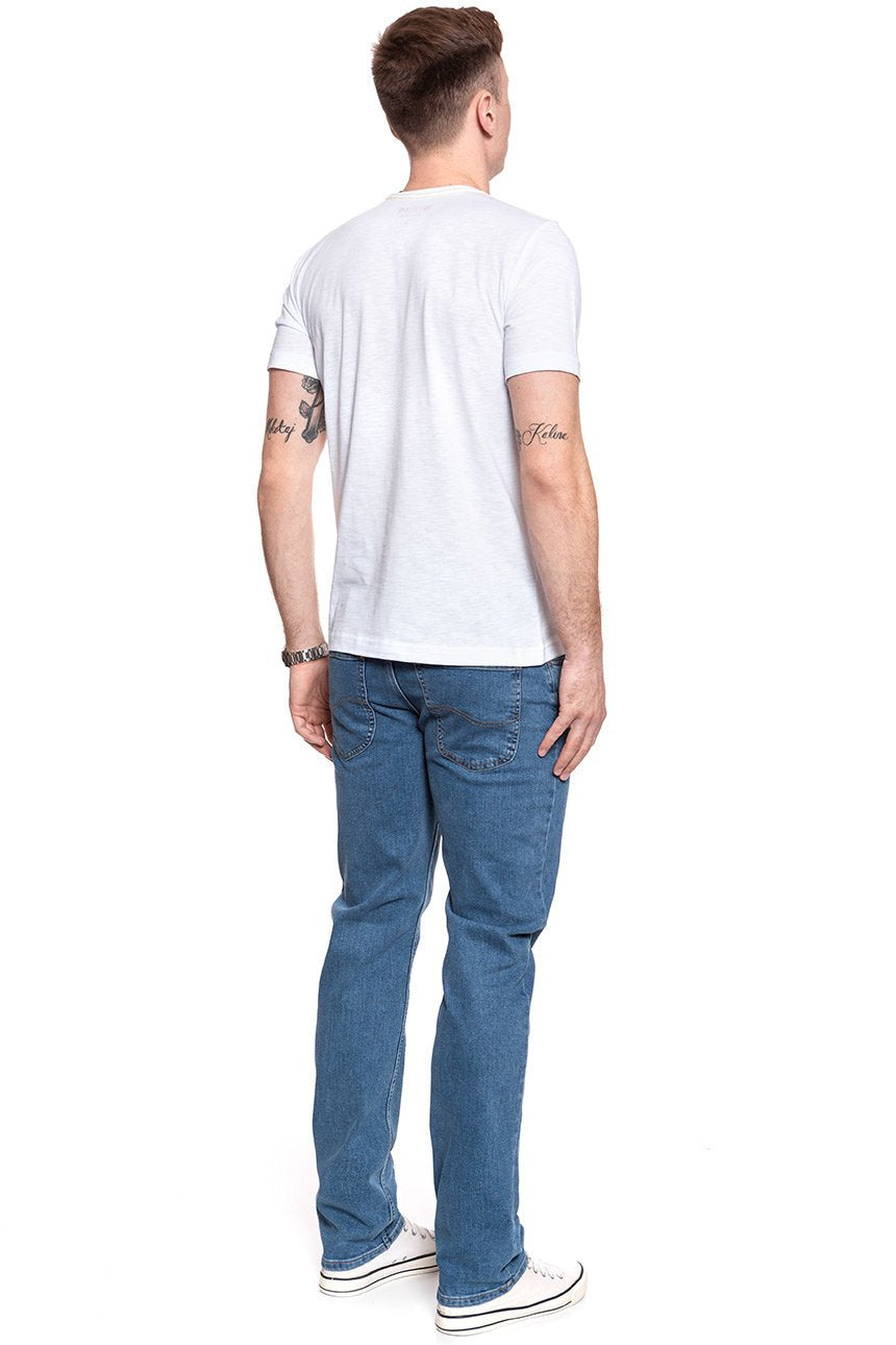 LEE DAREN ZIP FLY MĘSKIE SPODNIE JEANSOWE MID STONE L707SQ44 112142543