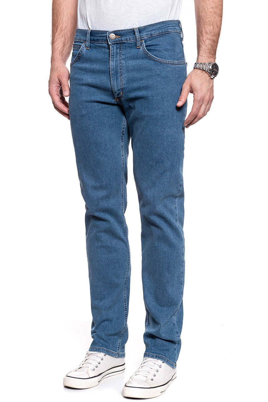 LEE DAREN ZIP FLY MĘSKIE SPODNIE JEANSOWE MID STONE L707SQ44 112142543