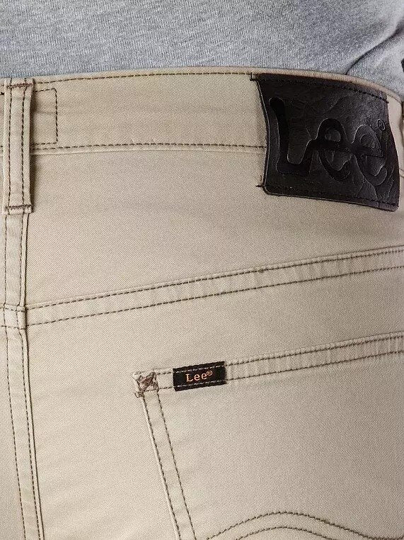 LEE DAREN ZIP FLY MĘSKIE SPODNIE MATERIAŁOWE BEIGE L707SC76 112118441
