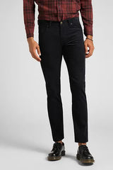 LEE DAREN ZIP FLY MĘSKIE SPODNIE SZTRUKSOWE BLACK L707RL01 112140700