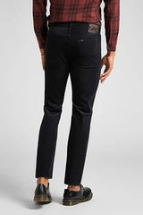 LEE DAREN ZIP FLY MĘSKIE SPODNIE SZTRUKSOWE BLACK L707RL01 112140700