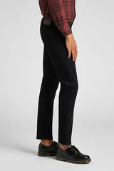 LEE DAREN ZIP FLY MĘSKIE SPODNIE SZTRUKSOWE BLACK L707RL01 112140700