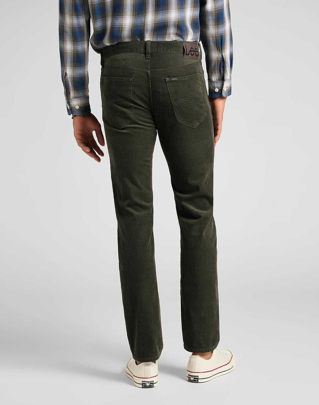 LEE DAREN ZIP FLY MĘSKIE SPODNIE SZTRUKSOWE ROSIN L707RL61 112118385