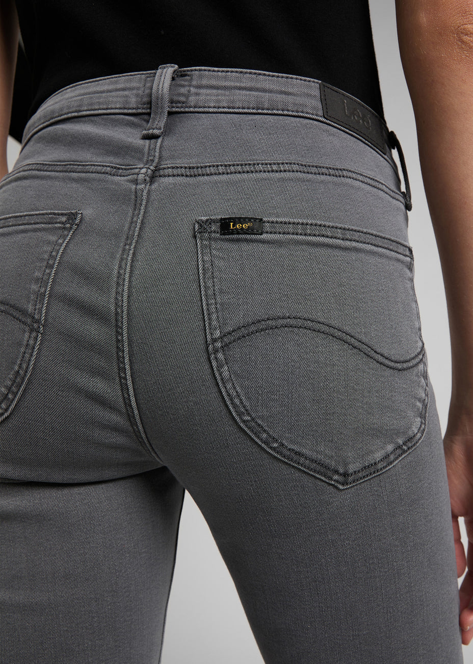LEE ELLY DAMSKIE SPODNIE JEANSOWE GREY RYLEE L305PJOD 112145002