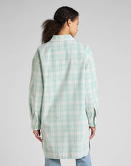 Koszula Damska Lee Elongated Overshirt Dusty Jade L50WAA41 112321257