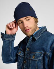 Czapka Zimowa Męska Lee Essential Beanie Navy 112342467 LP77013678