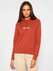 Damska Bluza Lee Essential Hoodie Z Kapturem Red Ochre L53WTXOE 112112593