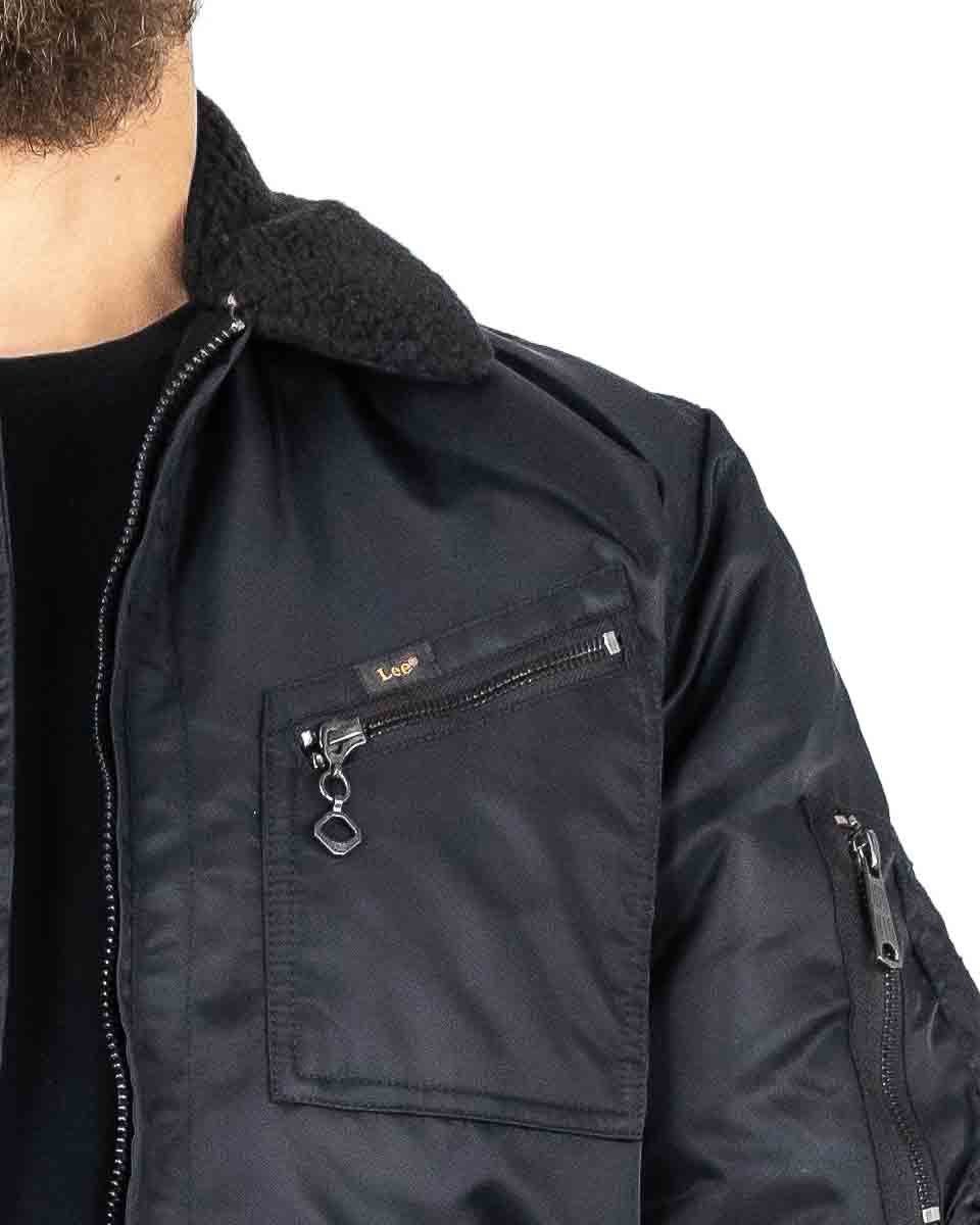 LEE FLIGHT JACKET BLACK L88GOS01 112144651