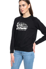 LEE GRAPHIC CREW SWS DAMSKA BLUZA KLASYCZNA BLACK L53TTX01 112112530