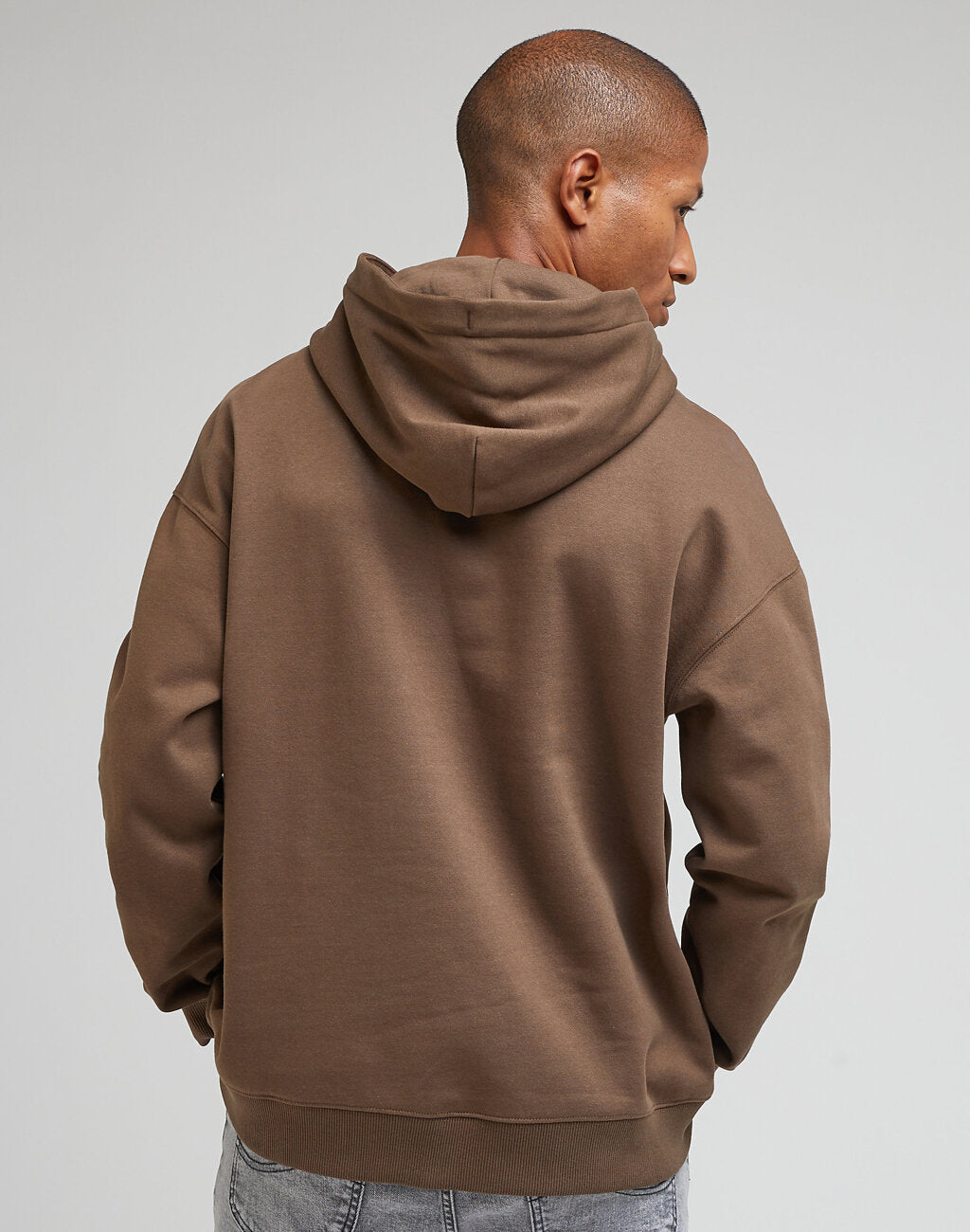 LEE GRAPHIC HOODIE MĘSKA BLUZA Z KAPTUREM TRUFFLE 112342476 LM11015540