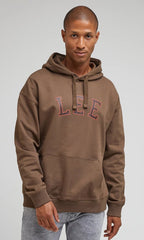 LEE GRAPHIC HOODIE MĘSKA BLUZA Z KAPTUREM TRUFFLE 112342476 LM11015540