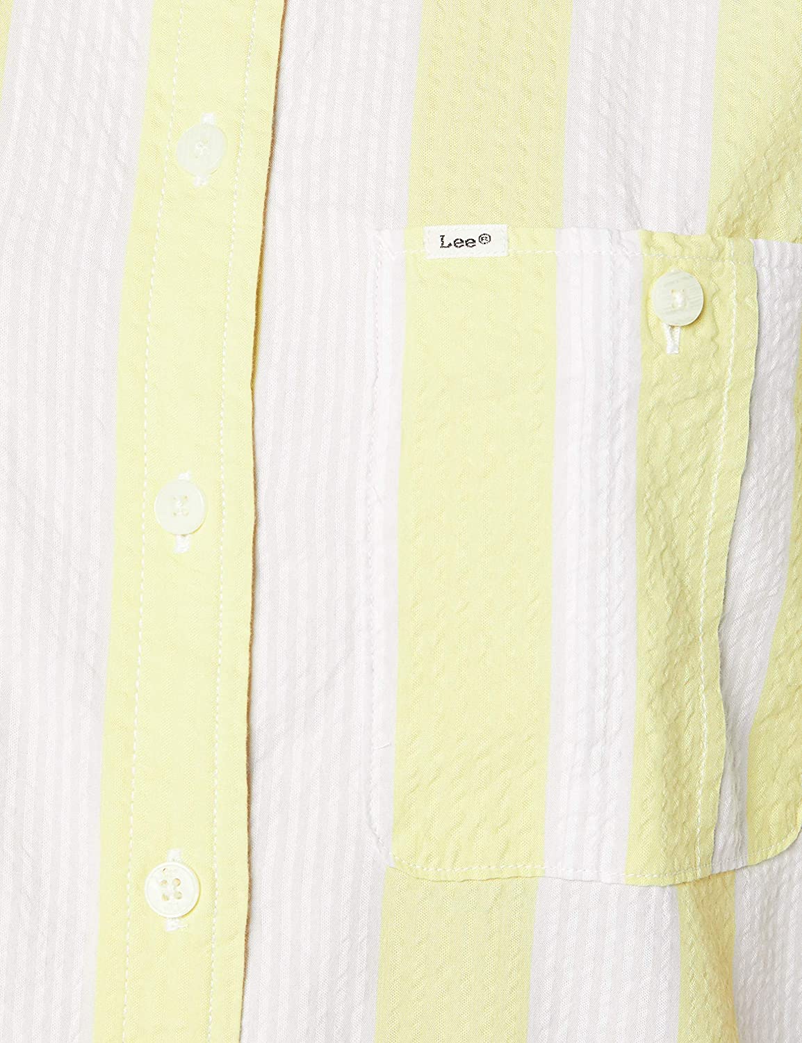 LEE HALF SLEEVE SHIRT DAMSKA KOSZULA LIME JUICE L49WZIQI 112111138